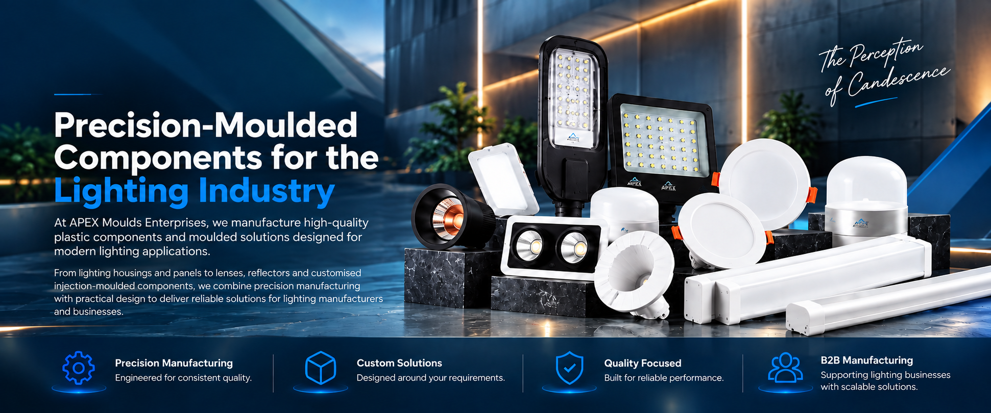 Precision-Moulded Lighting Showcase